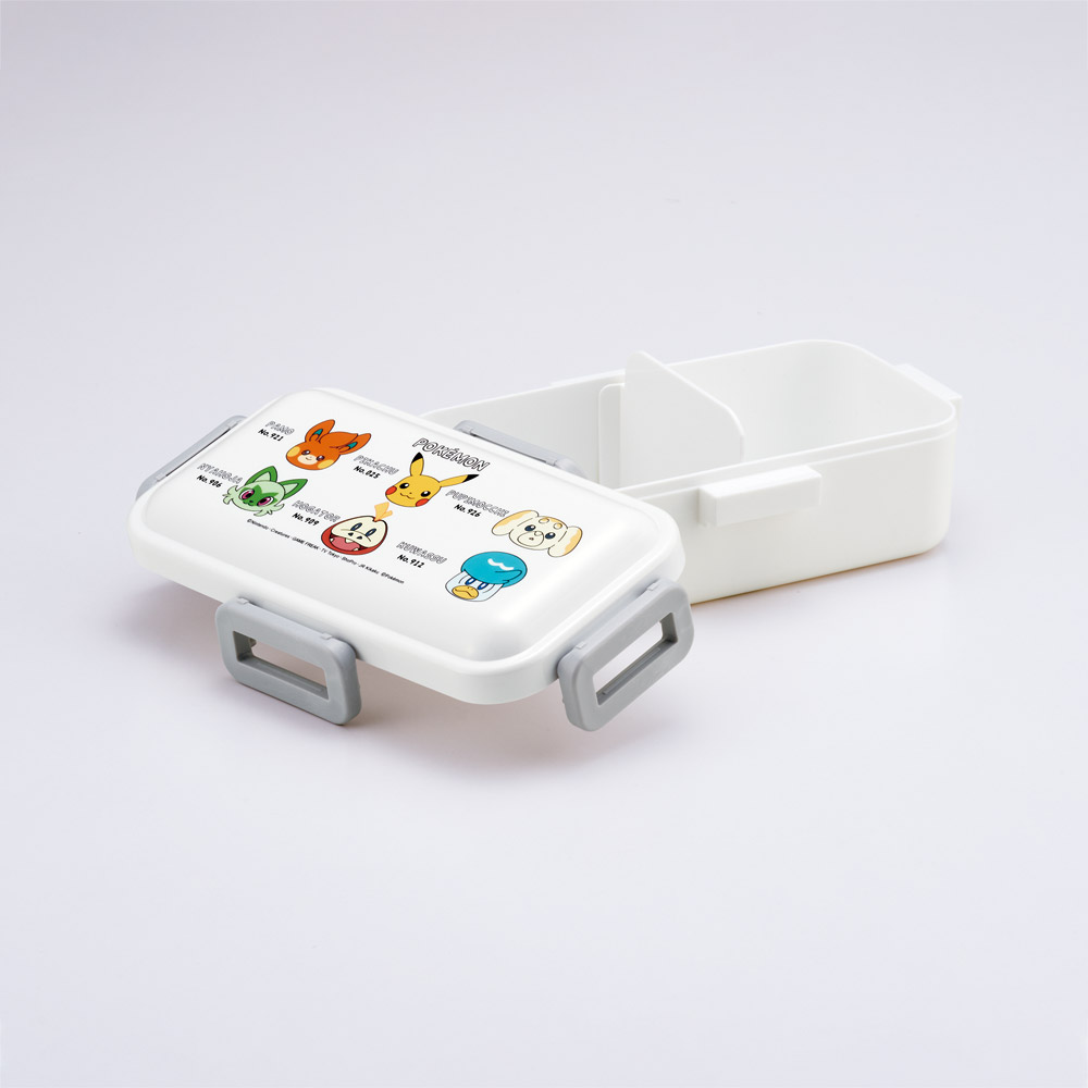 スケーター 弁当箱 530ml 大人 一段 仕切り 食洗機 レンジ 対応 日本製 ランチボックス skater PFLB6 ポケットモンスター ポケモン ピカチュウ フェイス 25年【レディース 4点ロック お弁当箱 ドーム型 1段 食洗機OK】