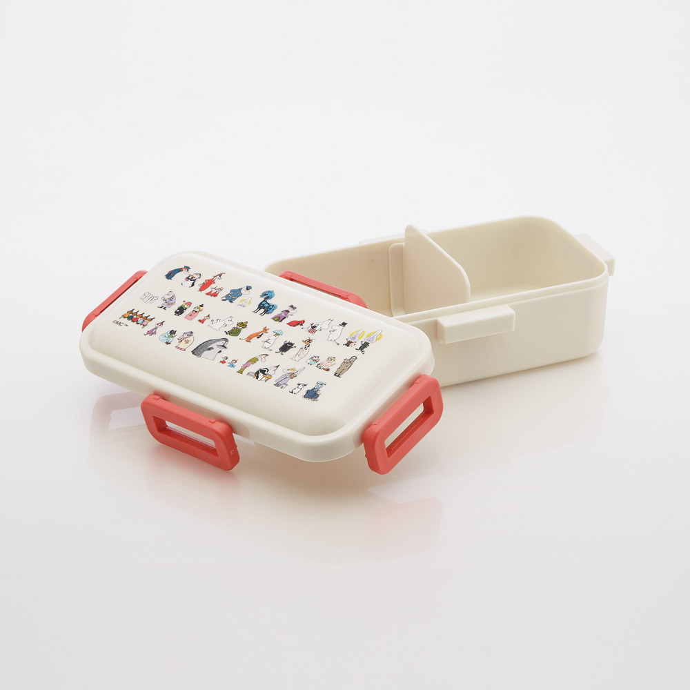 おかずがつぶれにくい ふわっと弁当箱 1段/530ml ムーミン 80周年/PFLB6_4973307717246