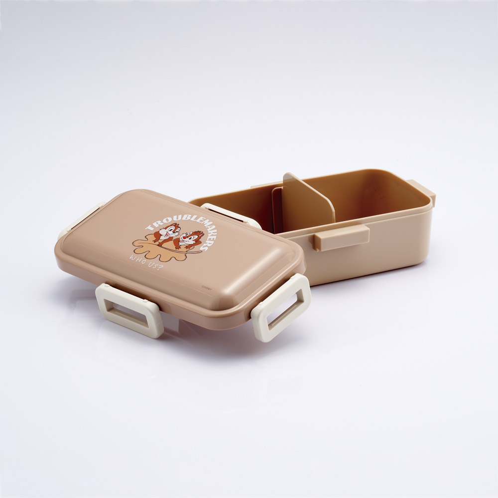 おかずがつぶれにくい ふわっと弁当箱 1段/530ml チップ&デール オータム/PFLB6_4973307718724