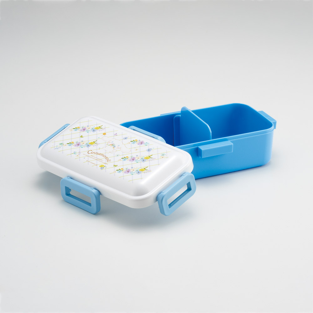 おかずがつぶれにくい ふわっと弁当箱 1段/530ml シナモロール パステル 水彩 花柄/PFLB6_4973307721359