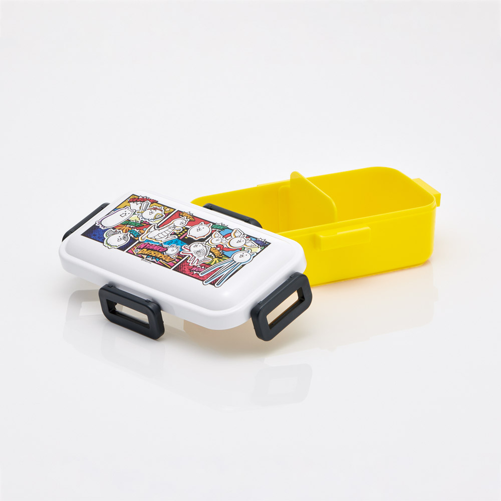 スケーター 弁当箱 530ml 大人 一段 仕切り 食洗機 レンジ 対応 日本製 ランチボックス skater PFLB6 にゃんこ大戦争 26年 にゃんこ 男の子 女の子 男子【レディース 4点ロック お弁当箱 ドーム型 1段 食洗機OK】