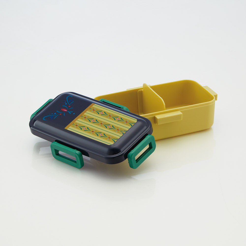 スケーター 弁当箱 530ml 大人 一段 仕切り 食洗機 レンジ 対応 日本製 ランチボックス skater PFLB6 アナ ドレス アナと雪の女王 アナ雪 ディズニー【レディース 4点ロック お弁当箱 ドーム型 1段 食洗機OK】