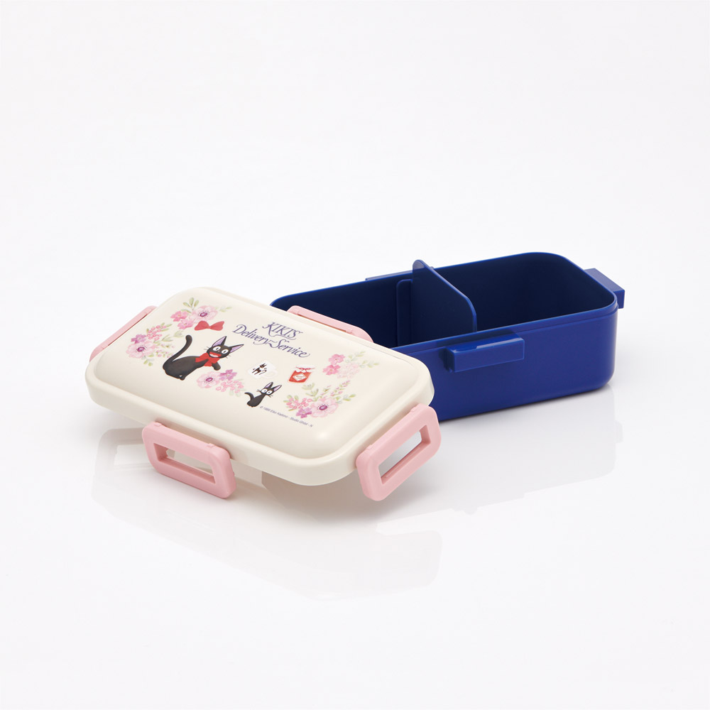 スケーター 弁当箱 530ml 大人 一段 仕切り 食洗機 レンジ 対応 日本製 ランチボックス skater PFLB6 魔女の宅急便 ジジ スタジオジブリ 女性【レディース 4点ロック お弁当箱 ドーム型 1段 食洗機OK】