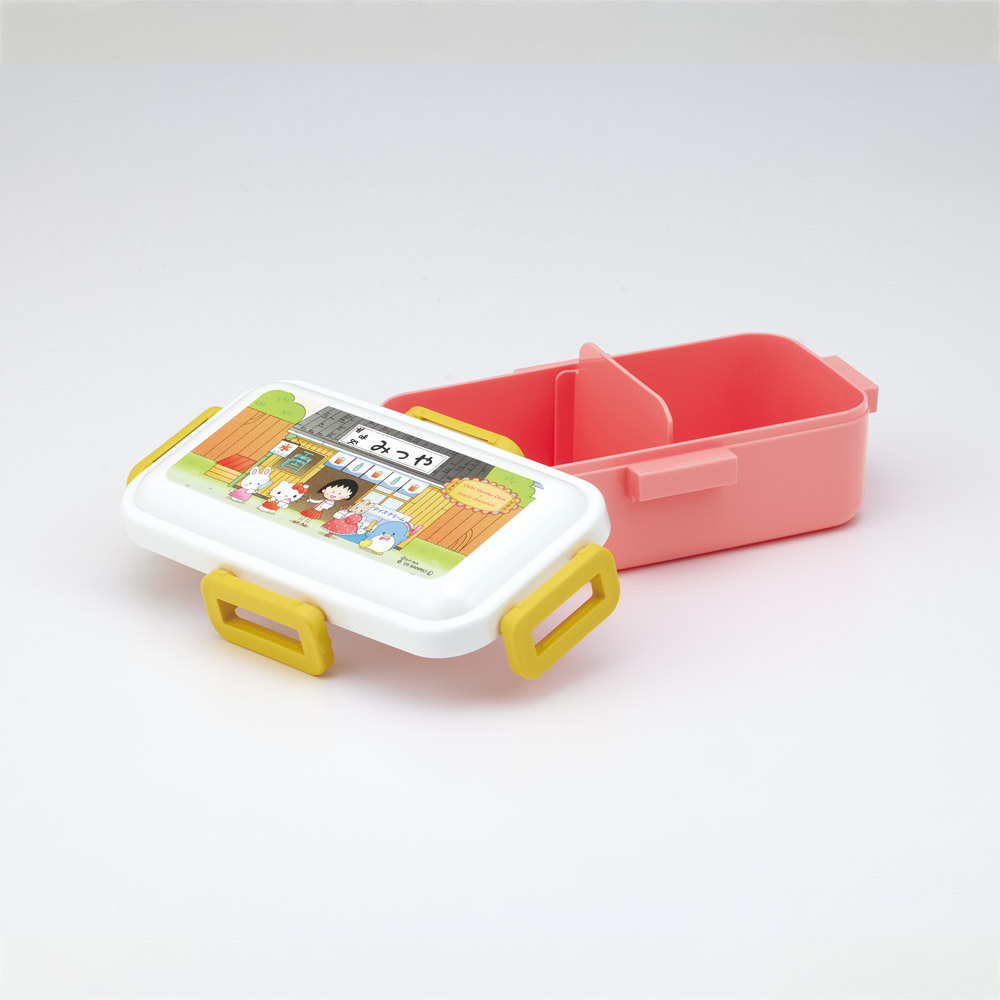 スケーター 弁当箱 530ml 大人 一段 仕切り 食洗機 レンジ 対応 日本製 ランチボックス skater PFLB6 ちびまる子ちゃん サンリオキャラクターズ キティ【レディース 4点ロック お弁当箱 ドーム型 1段 食洗機OK】
