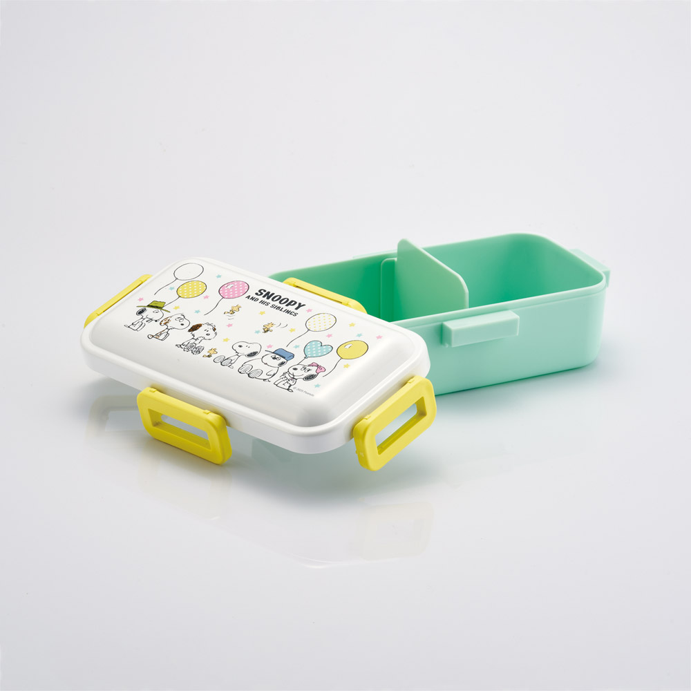 おかずがつぶれにくい 抗菌ふわっと弁当箱 1段/530ml スヌーピー(バルーン)/PFLB6AG_4973307706592