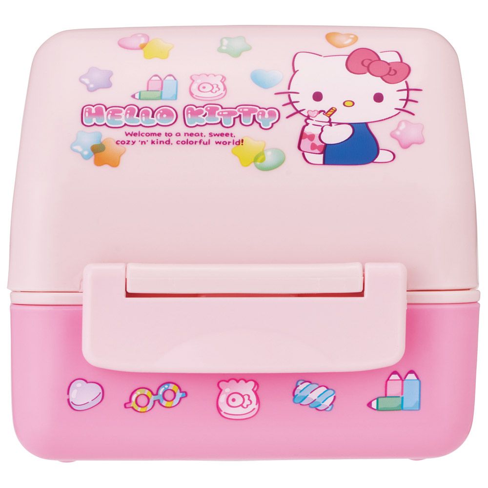 スケーター おにぎり お弁当箱 おにぎりケース ケース おにぎり入れ おしゃれ 弁当箱 skater POT5 キティ ハローキティ キティちゃん サンリオ 女の子【3個 押し型 お弁当 ランチ 持ち運び 日本製 かわいい 二段 2段】