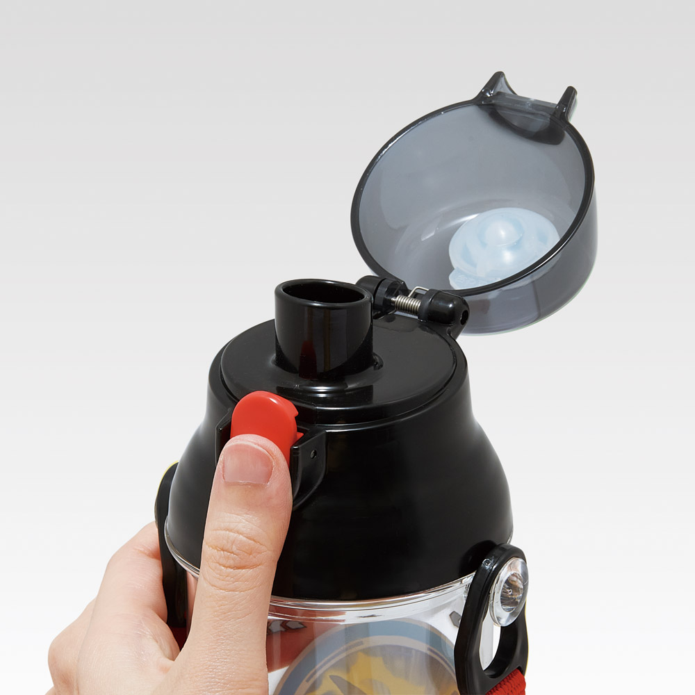 スケーター 水筒 キッズ ワンタッチ プラスチック 直飲み 透明 クリア ボトル 480ml skater PSB5TR ポケットモンスター 26年 ポケモン ピカチュウ 男の子【キャラクター 子供 可愛い ワンプッシュ ダイレクト 軽量】