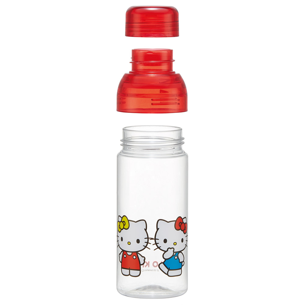【送料無料】マスコット 入り ドリンク ボトル 水筒 480ml プラスチック 大人 直飲み 軽量 スケーター skater PSPR5MC キティ ハローキティ キティちゃん 女の子