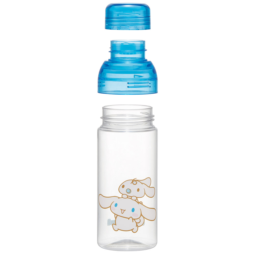 【送料無料】マスコット 入り ドリンク ボトル 水筒 480ml プラスチック 大人 直飲み 軽量 スケーター skater PSPR5MC シナモロール シナモン サンリオ 女の子 女子
