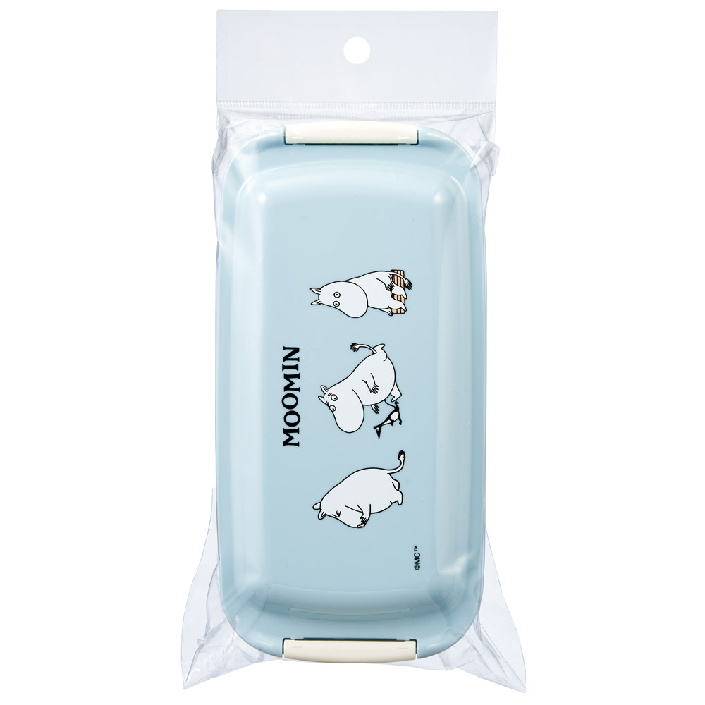 スケーター 洗いやすい弁当箱 パッキン溝の幅が広い ふわっと お弁当箱 530ml 1段 弁当 skater PTLB6B ムーミン ユニークフェイス Moomin 女性【子供 大人 バイオマス ランチボックス レンジ 食洗機 対応】