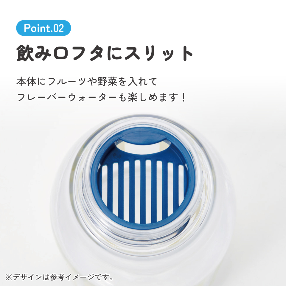 水筒 ミニ サイズ プラスチック 500ml 大人 直飲み skater 軽量 スケーター PTY5 かわいい 透明 リサとガスパール リサガス レモン柄 男の子 女の子