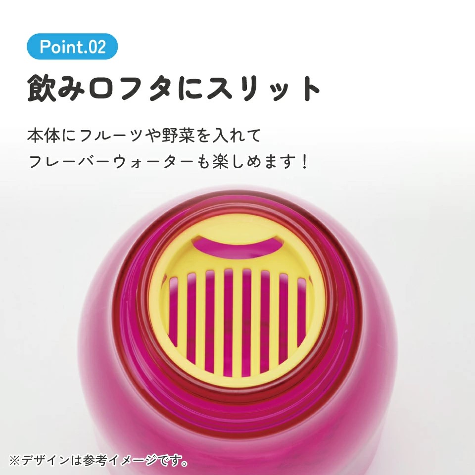 スケーター 水筒 500ml ミニ サイズ プラスチック 大人 直飲み 軽量 かわいい 透明 skater PTY5 Care Bears ケアベア くま カラフル キャラクター