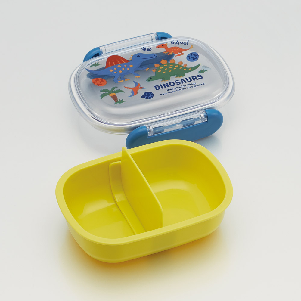 スケーター お弁当箱 子供 1段 270ml おしゃれ 幼稚園 弁当箱 仕切り ドーム型 キャラクター skater QAF1 ディノサウルス 恐竜 ダイナソー 男の子 男子【レンジ対応 食洗機対応 子ども ランチボックス】