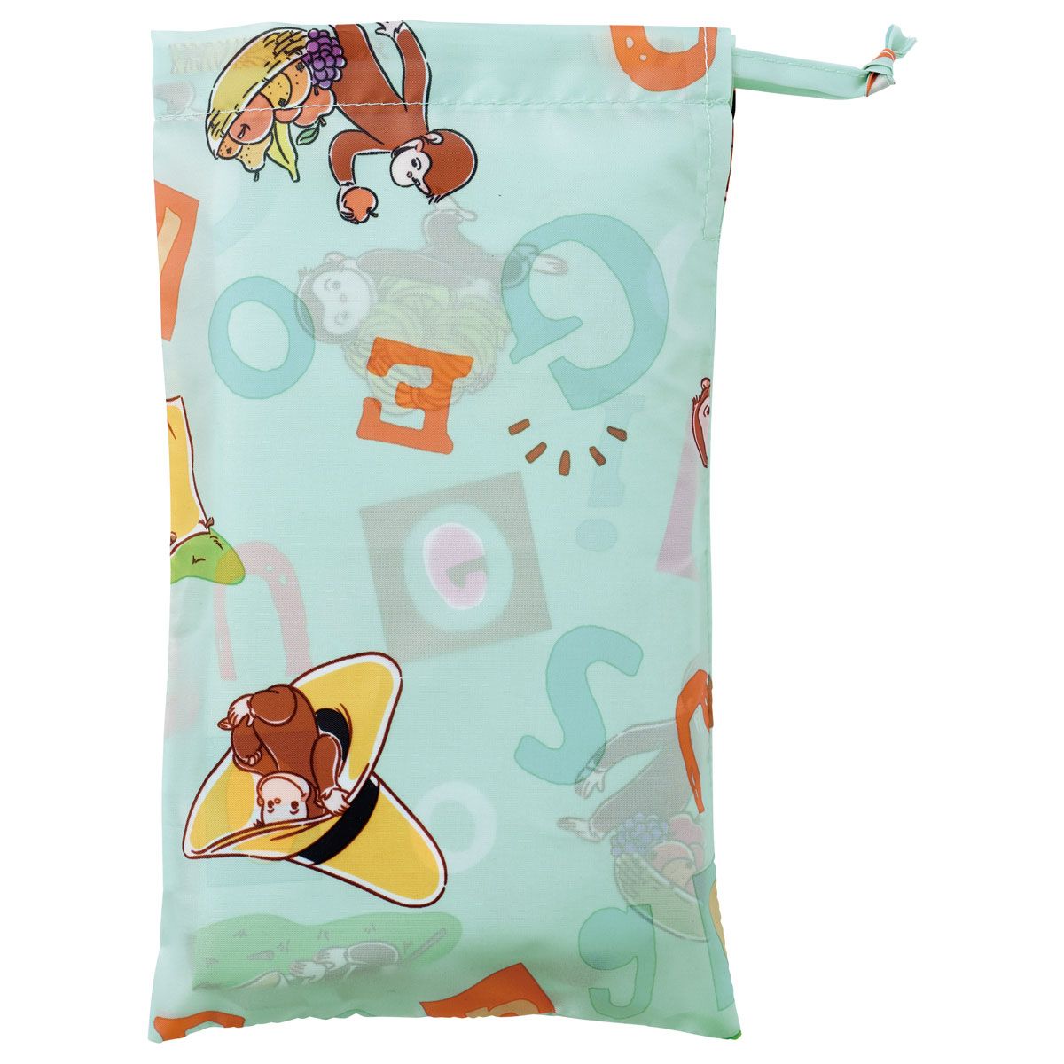 スケーター レインコート キッズ ポンチョ カッパ 子供 合羽 雨具 フード付き キャラクター skater RAPO2 おさるのジョージ アルファベット ひとまねこざる【幼稚園 かわいい フード 通学 通園 レインウェア 防水】
