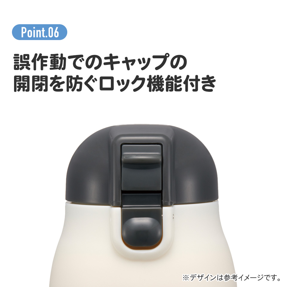 【送料無料】ステンレス マグ ボトル 500ml ロック 付き ワンプッシュ 水筒 直飲み 保温 保冷 skater SDPC5 スケーター スヌーピー SNOOPY バルーン ピーナッツ 女性