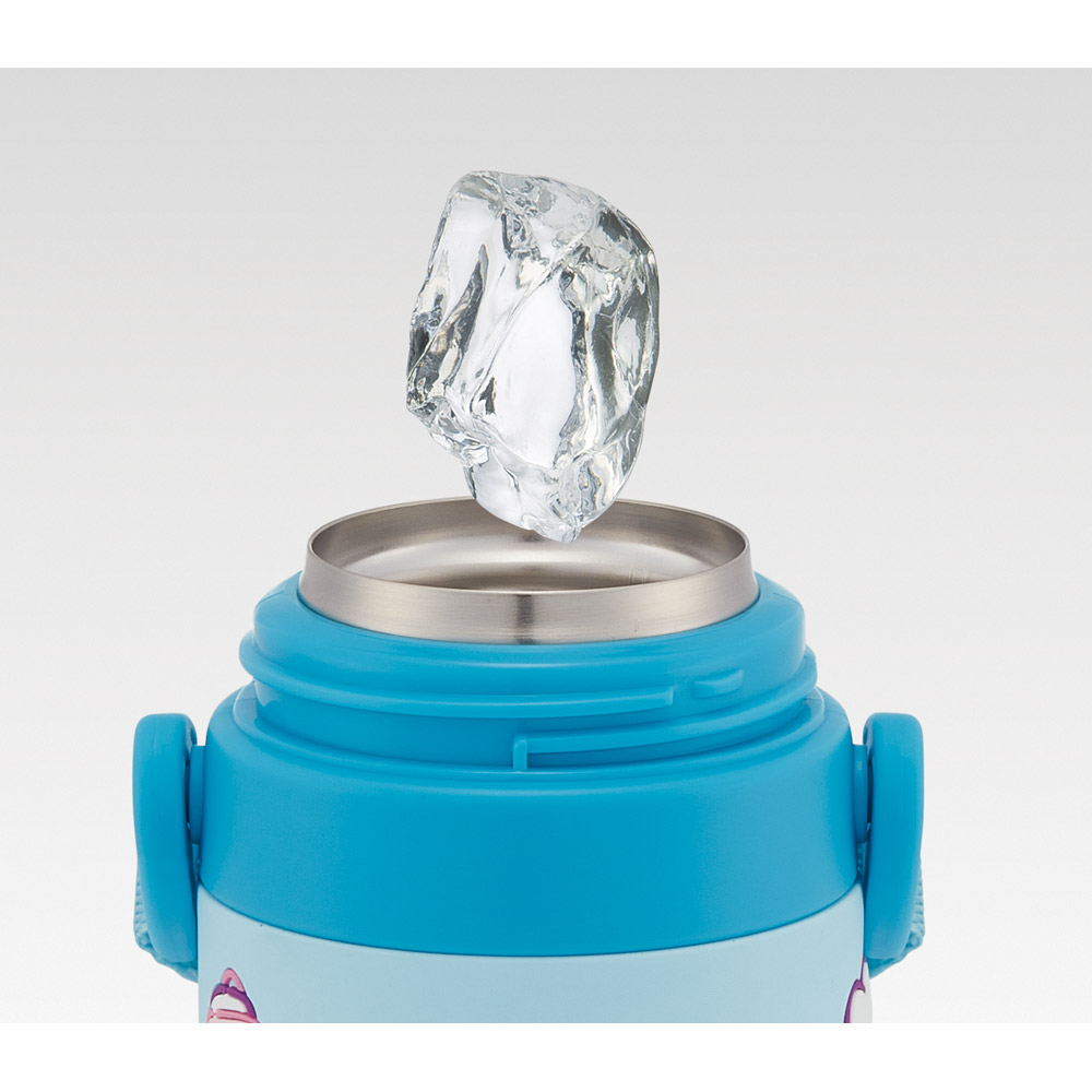 スケーター 水筒 立体プリント キッズ ワンタッチ 直飲み ステンレス 480ml かわいい skater SDPV5 シナモロール シナモン サンリオ 女の子 女子【保育園 幼稚園 ロック付き 保冷 ダイレクト ベルト付き プレゼント】