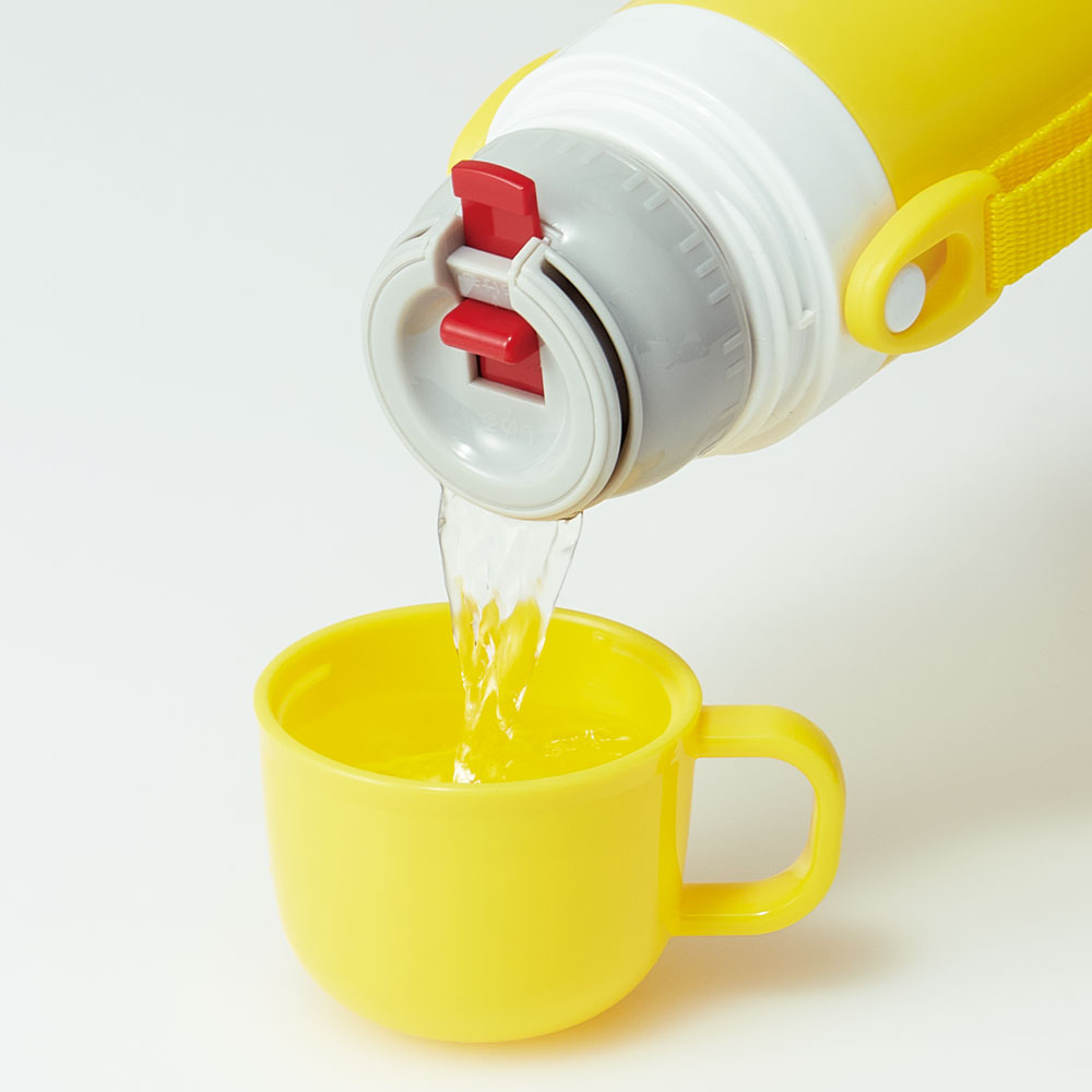 【送料無料】超軽量2WAYステンレスボトル 470ml/430mlピカチュウフェイス２３／SKDC4_4973307635021