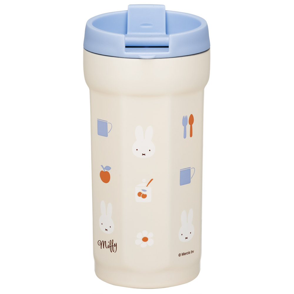 八角形 ステンレス タンブラー 350ml コップ フタ付き 保温 保冷 おしゃれ スケーター skater SMVO4 ミッフィー Miffy うさこちゃん 女の子 女性