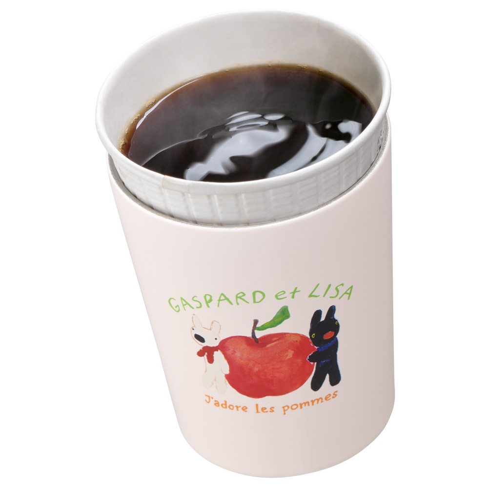 スケーター ステンレスタンブラー コンビニコーヒー タンブラー 240ml S 保温 持ち運び 保冷 skater STCV1 リサとガスパール リンゴ リサガス 男の子 女の子