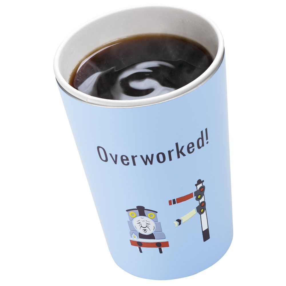 スケーター ステンレスタンブラー キャラクター コンビニ タンブラー ステンレス 400ml 保温 skater STCV2 きかんしゃトーマス オーバーワーク トーマス 電車【おしゃれ かわいい マグカップ コーヒーマグ コップ】