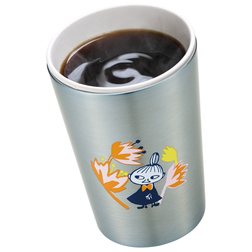 スケーター ステンレスタンブラー キャラクター コンビニ タンブラー ステンレス 400ml 保温 skater STCV2 ムーミン Moomin リトルミイ フラワー【おしゃれ かわいい マグカップ コーヒーマグ コップ】
