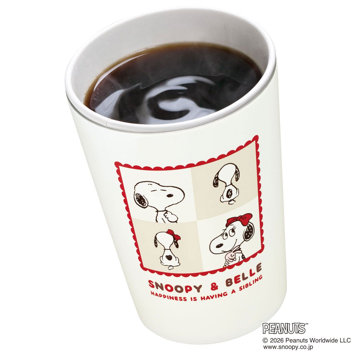 スケーター ステンレスタンブラー キャラクター コンビニ タンブラー ステンレス 400ml 保温 skater STCV2 スヌーピー ベル SNOOPY ピーナッツ 女性【おしゃれ かわいい マグカップ コーヒーマグ コップ】