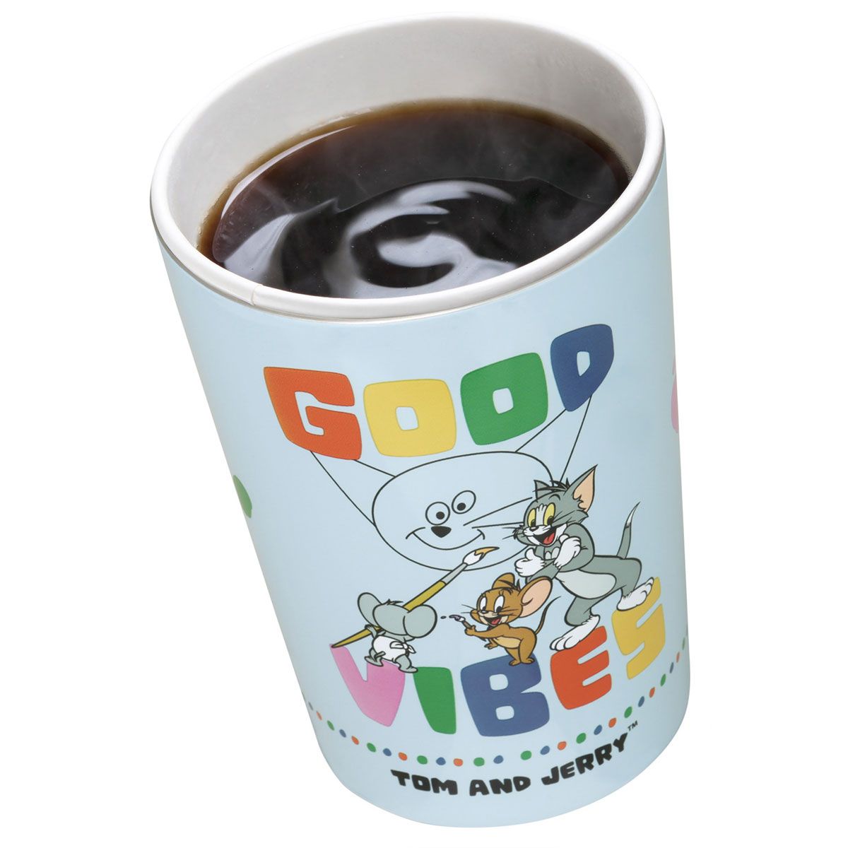 スケーター ステンレスタンブラー キャラクター コンビニ タンブラー ステンレス 400ml 保温 skater STCV2 トムとジェリー CUTE トム&ジェリー 男の子 女の子【おしゃれ かわいい マグカップ コーヒーマグ コップ】
