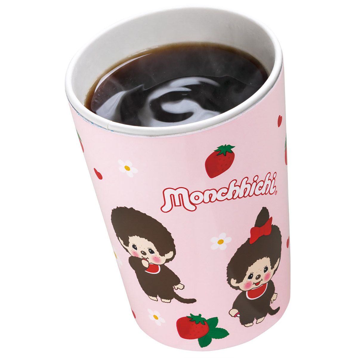 スケーター ステンレスタンブラー キャラクター コンビニ タンブラー ステンレス 400ml 保温 skater STCV2 モンチッチ いちご グッズ【おしゃれ かわいい マグカップ コーヒーマグ コップ】