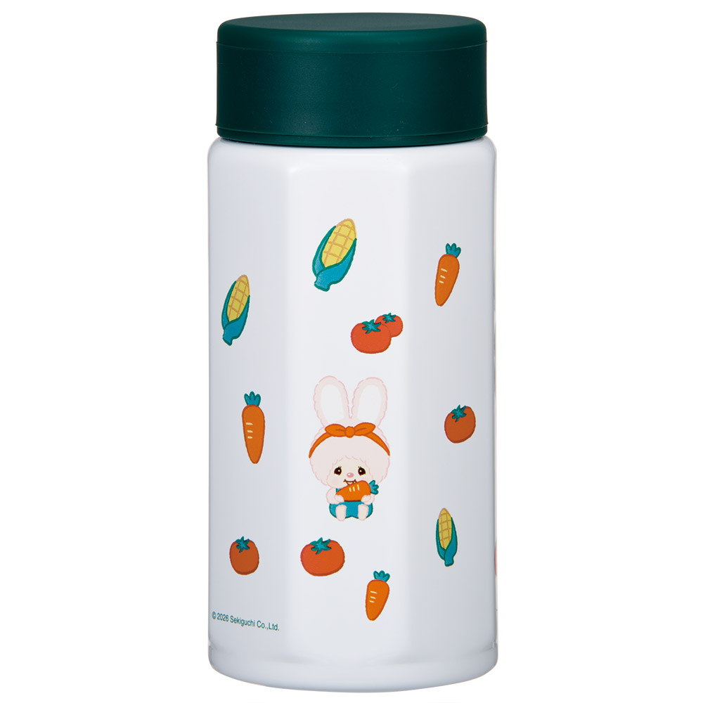スケーター 八角形 ステンレス マグボトル 水筒 350ml 保冷 保温 直飲み 大人 キャラクター skater STO4 モンチッチ グッズ【ステンレスボトル マグ ボトル 350 ミニ かわいい】