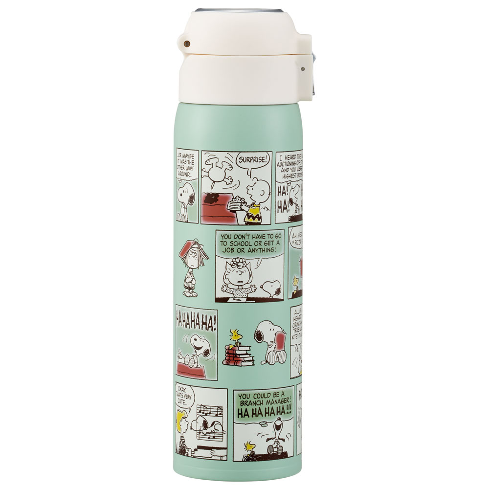 【送料無料】ワンタッチストローボトル 480ml スヌーピー/STOT5ST_4973307609374/スケーター