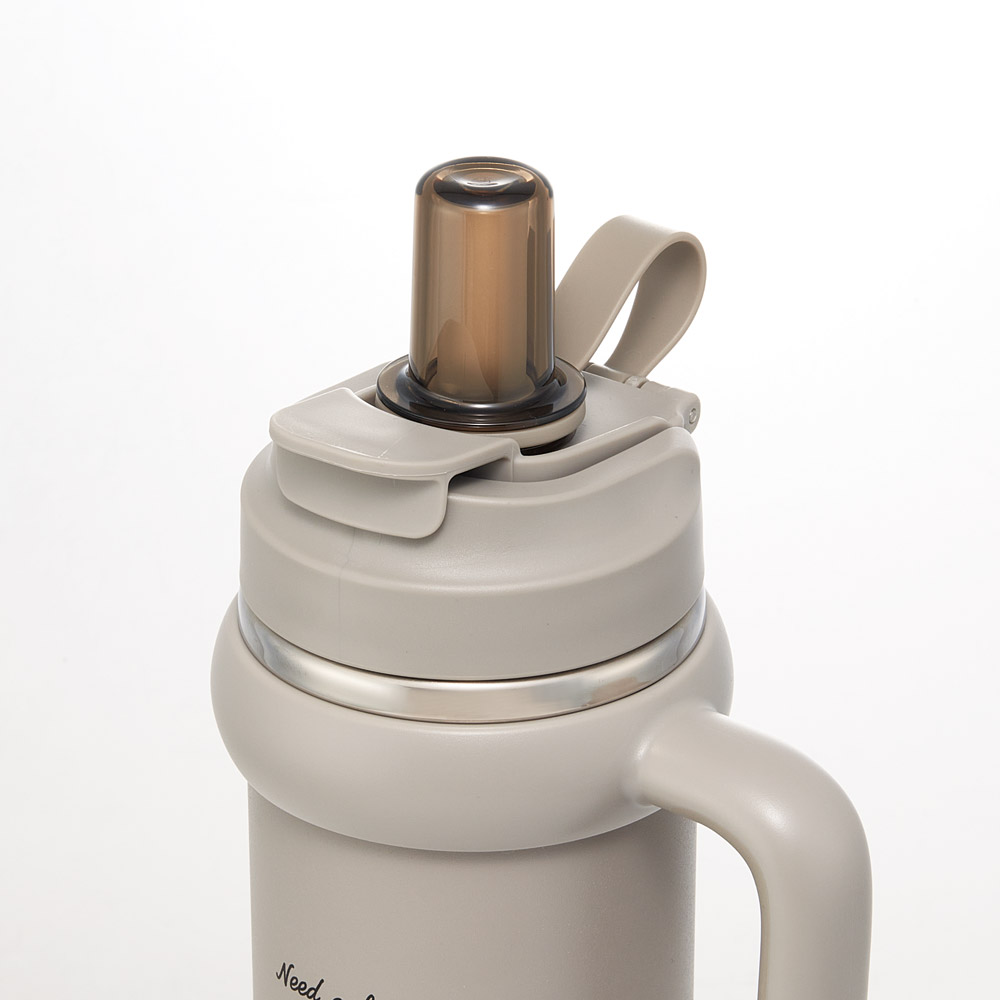 スケーター ハンドル付 タンブラー 830ml ストロー ステンレス ボトル 保温 保冷 直飲み 2WAY skater STSTB9 ミッキーマウス ミッキー Mickey 男の子 女の子【子供 キッズ 大人 真空二重構造 持ち手付き】
