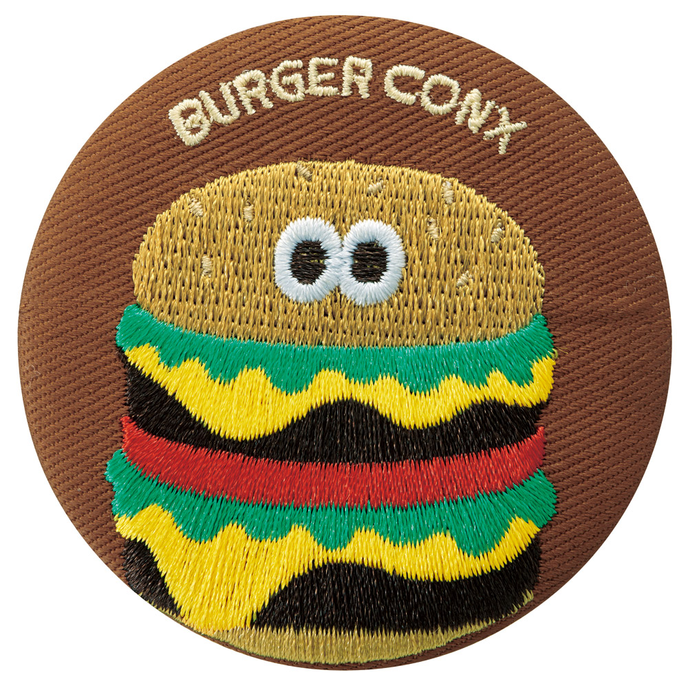 スケーター 刺繍缶バッジ 8個入り キャラクター 刺繍 缶バッジ 全8種類 カンバッジ ZSCB56 skater バーガーコンクス BURGER CONX 男の子 女の子【おしゃれ かわいい キッズ 子供 目印 ポイント】