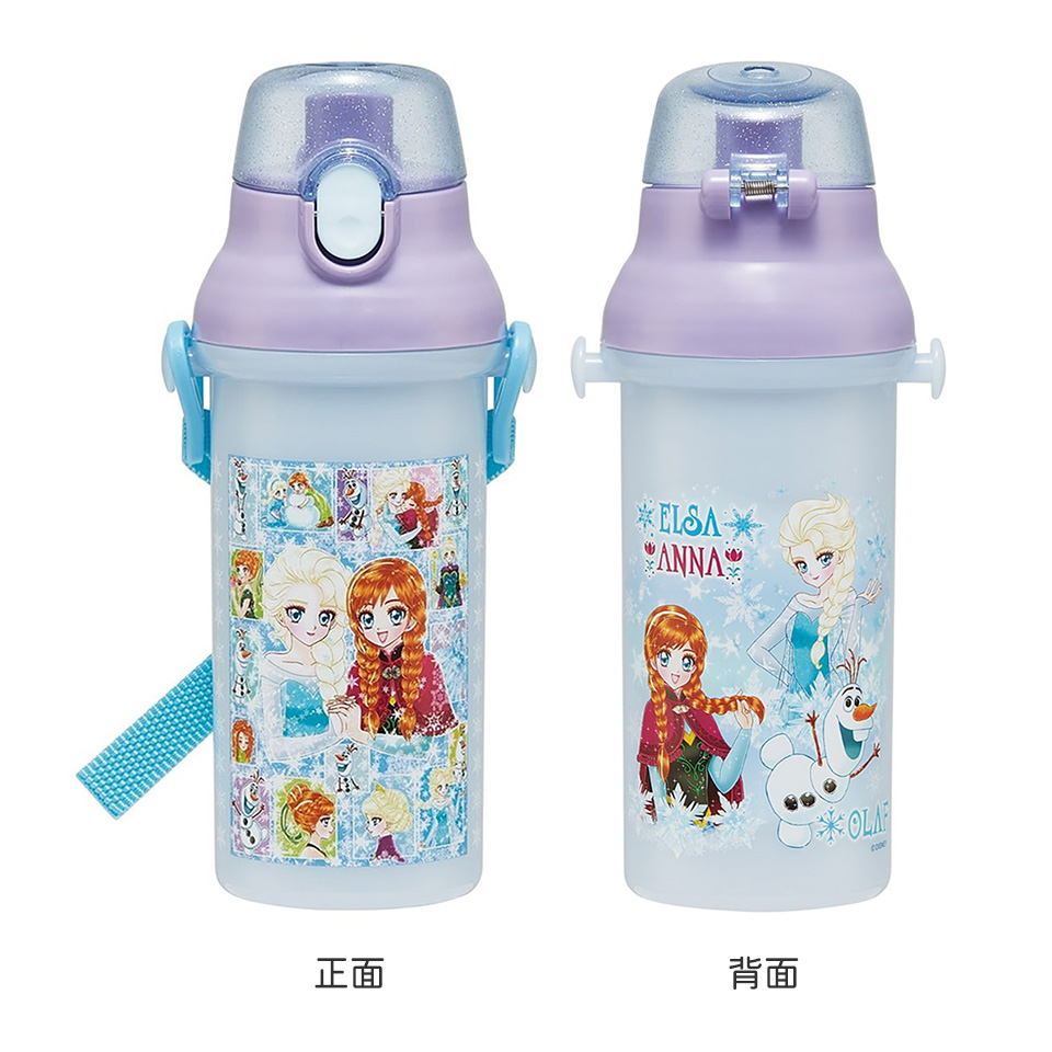 子供用 直飲み プラスチック 水筒 480ml アナと雪の女王×中川翔子/PSB5SANAG_4973307709562