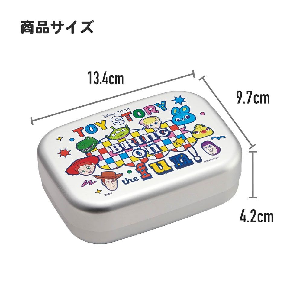 【送料無料】アルミ 弁当箱 中子 付 子供 370ml ランチベルト 付き 保温庫 対応 skater ALB5NV スケーター トイストーリー 25年 トイ・ストーリー 男の子 女の子【アルミランチボックス キッズ お弁当箱 ランチ お弁当 入園 かわいい】