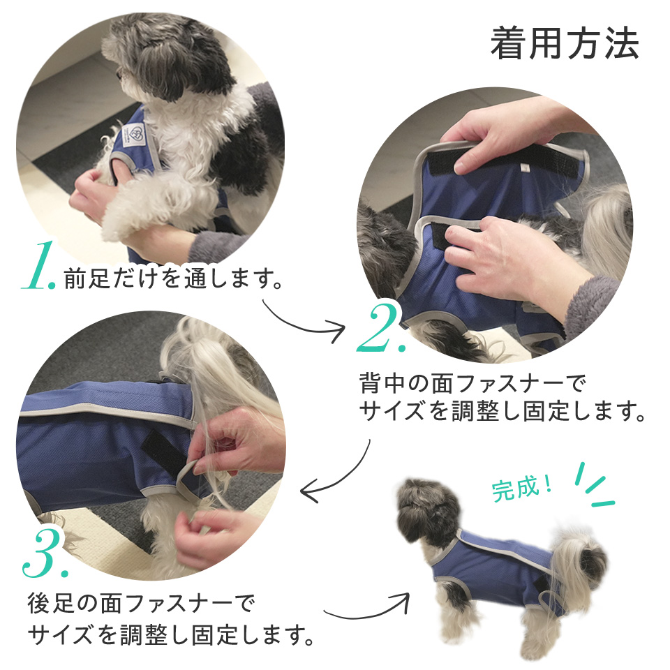 【メール便対象品】 ペット用 術後服 犬 男の子用 4号 ネイビー  大阪公立大学との共同開発 PETCM2 スケーター オス 雄【服 抗菌 消臭 手術後 ウェア いぬ わんちゃん 肌にやさしい 着せやすい 傷なめ 防止 傷口 保護 紺】