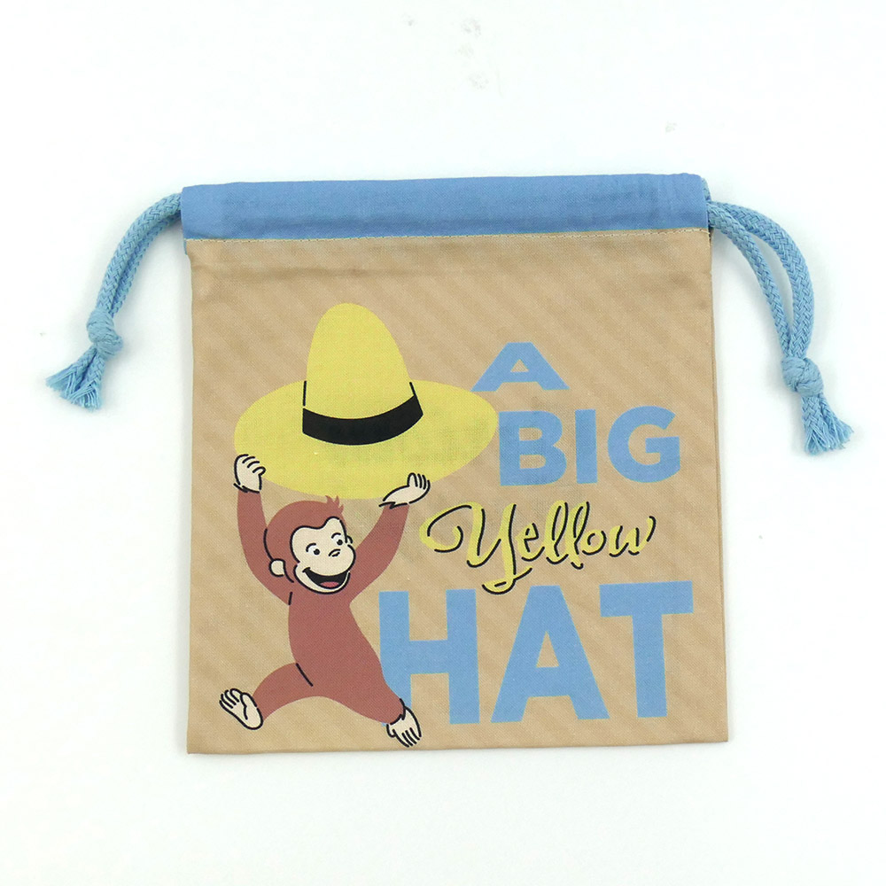 スケーター キャラクター ミステリーボックス巾着 単品 Mサイズ KBB21 skater おさるのジョージ ひとまねこざる 男の子 女の子【ブラインド ランチ巾着 ランダム お楽しみ サプライズ】