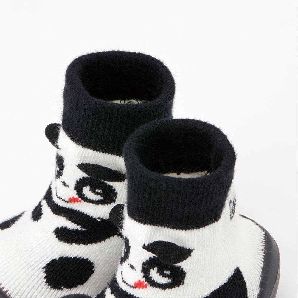 ソックス シューズ XS 11.3cm ベビー ファースト シューズ 靴 赤ちゃん BSSHL1 スケーター skater ゴパン ごぱん パンダ パンダ柄 ぱんだ 男の子 女の子【キャラクター 靴下 くつ クツ ファーストシューズ 室内履き ベビーシューズ 子供】