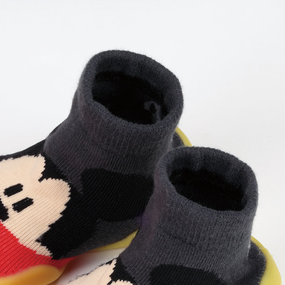 ソックス シューズ XS 11.3cm ベビー ファースト シューズ 靴 赤ちゃん BSSHL1 スケーター skater ミッキーマウス ミッキー Mickey 男の子 女の子【キャラクター 靴下 くつ クツ ファーストシューズ 室内履き ベビーシューズ 子供】