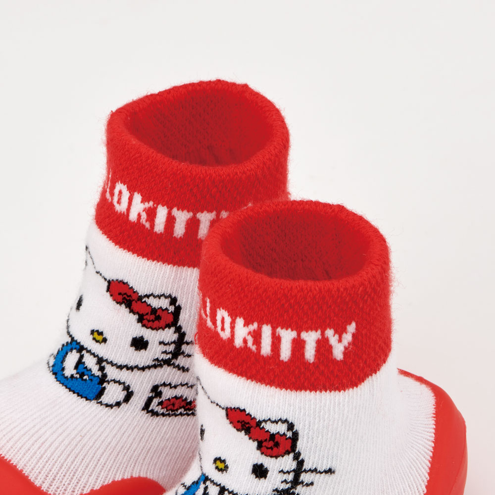 ソックス シューズ XS 11.3cm ベビー ファースト シューズ 靴 赤ちゃん BSSHL1 スケーター skater キティ ハローキティ キティちゃん 女の子【キャラクター 靴下 くつ クツ ファーストシューズ 室内履き ベビーシューズ 子供】