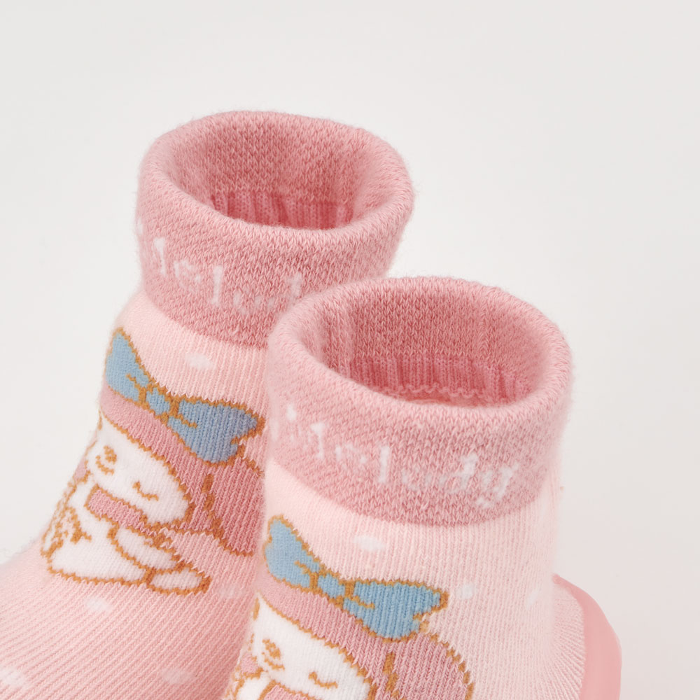 ソックス シューズ XS 11.3cm ベビー ファースト シューズ 靴 赤ちゃん BSSHL1 スケーター skater マイメロディ マイメロ サンリオ 女の子 女子【キャラクター 靴下 くつ クツ ファーストシューズ 室内履き ベビーシューズ 子供】