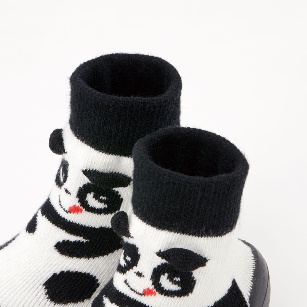 ソックス シューズ S 11.9cm ベビー ファースト シューズ 靴 赤ちゃん BSSHL2 スケーター skater ゴパン パンダ パンダ柄 ぱんだ 男の子 女の子【キャラクター 靴下 くつ クツ ファーストシューズ 室内履き ベビーシューズ 子供】
