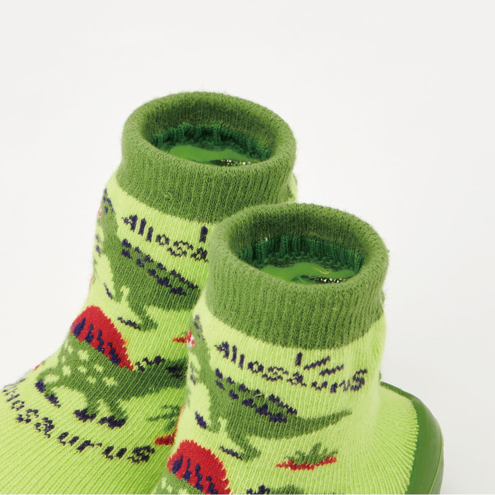 ソックス シューズ ギフトボックス M 12.6cm ベビー 靴 赤ちゃん BSSHL3G スケーター skater ディノサウルス 恐竜 ダイナソー 男の子 男子【キャラクター 靴下 くつ クツ ファーストシューズ】