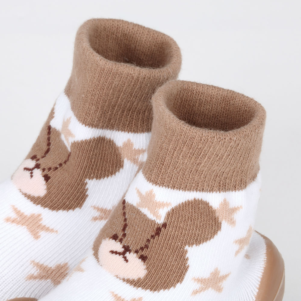 ソックス シューズ S 11.9cm ベビー ファースト シューズ 靴 赤ちゃん BSSHL2 スケーター skater くまのがっこう クマの学校 男の子 女の子 女子【キャラクター 靴下 くつ クツ ファーストシューズ 室内履き ベビーシューズ 子供】
