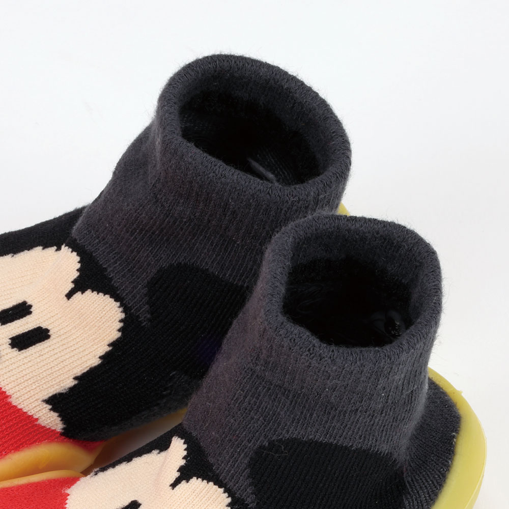 ソックス シューズ S 11.9cm ベビー ファースト シューズ 靴 赤ちゃん BSSHL2 スケーター skater ミッキーマウス ミッキー Mickey 男の子 女の子【キャラクター 靴下 くつ クツ ファーストシューズ 室内履き ベビーシューズ 子供】