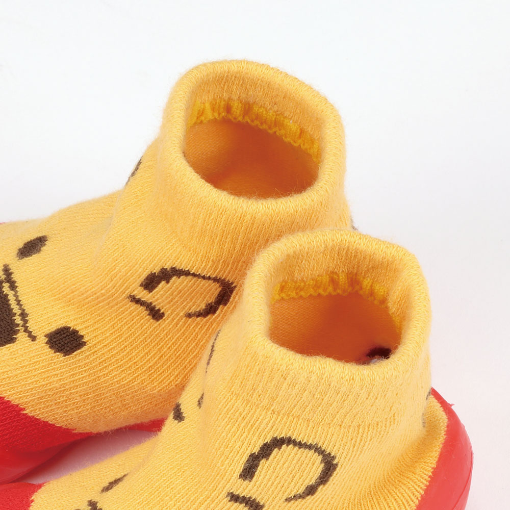 ソックス シューズ S 11.9cm ベビー ファースト シューズ 靴 赤ちゃん BSSHL2 スケーター skater くまのプーさん プーさん Pooh 男の子 女の子【キャラクター 靴下 くつ クツ ファーストシューズ 室内履き ベビーシューズ 子供】