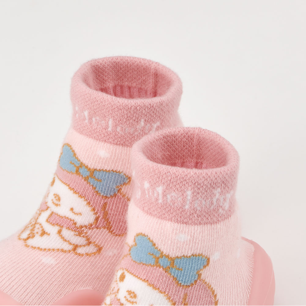ソックス シューズ S 11.9cm ベビー ファースト シューズ 靴 赤ちゃん BSSHL2 スケーター skater マイメロディ マイメロ サンリオ 女の子 女子【キャラクター 靴下 くつ クツ ファーストシューズ 室内履き ベビーシューズ 子供】