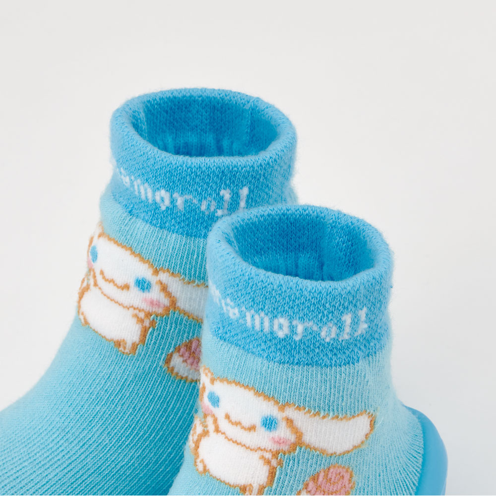 ソックス シューズ M 12.6cm ベビー ファースト シューズ 靴 赤ちゃん BSSHL3 スケーター skater シナモロール シナモン サンリオ 女の子 女子【キャラクター 靴下 くつ クツ ファーストシューズ 室内履き ベビーシューズ 子供】