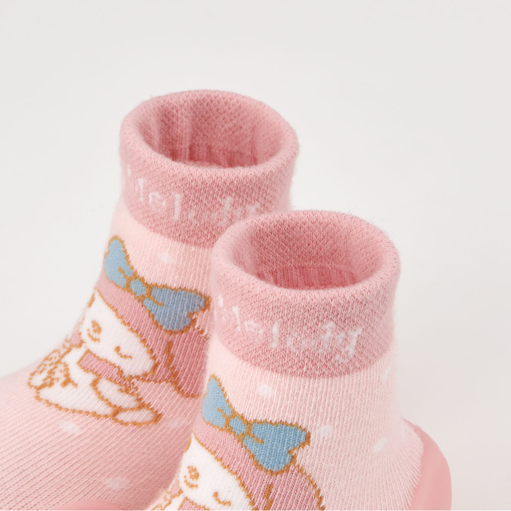 ソックス シューズ L 13.3cm ベビー ファースト シューズ 靴 赤ちゃん BSSHL4 スケーター skater マイメロディ マイメロ サンリオ 女の子 女子【キャラクター 靴下 くつ クツ ファーストシューズ 室内履き ベビーシューズ 子供】