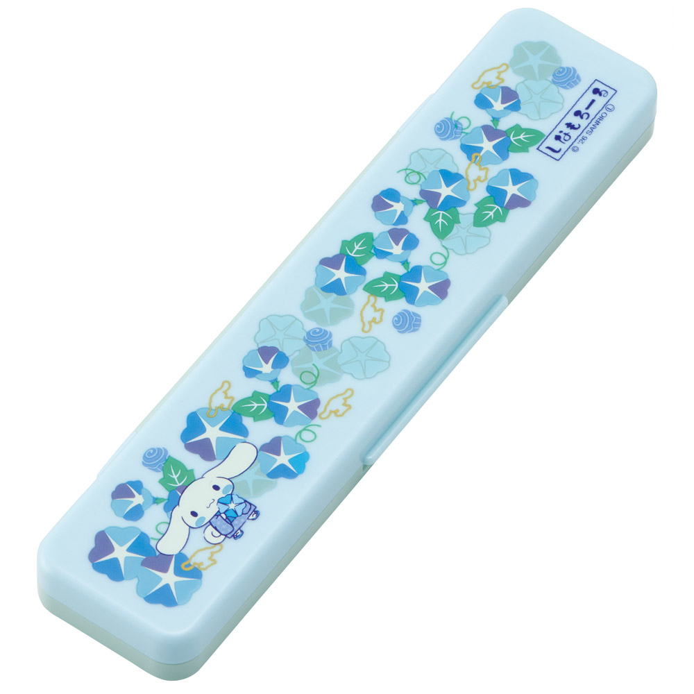 スケーター 箸 スプーンセット お弁当 カトラリーセット 日本製 食洗機対応 大人 skater CCS3SA シナモロール シナモン サンリオ 和柄 和風 朝顔 女の子 和【おはしセット お箸セット 子供 箸ケース 食洗機】