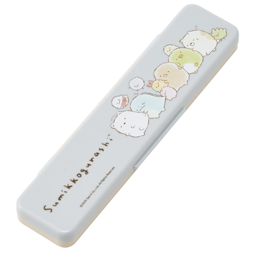 【メール便対象品】 スケーター 箸 スプーンセット お弁当 カトラリーセット 日本製 食洗機対応 大人 skater CCS3SA すみっコぐらし すみっこ ぐらし 女の子 女子【おはしセット お箸セット 子供 箸ケース 食洗機】